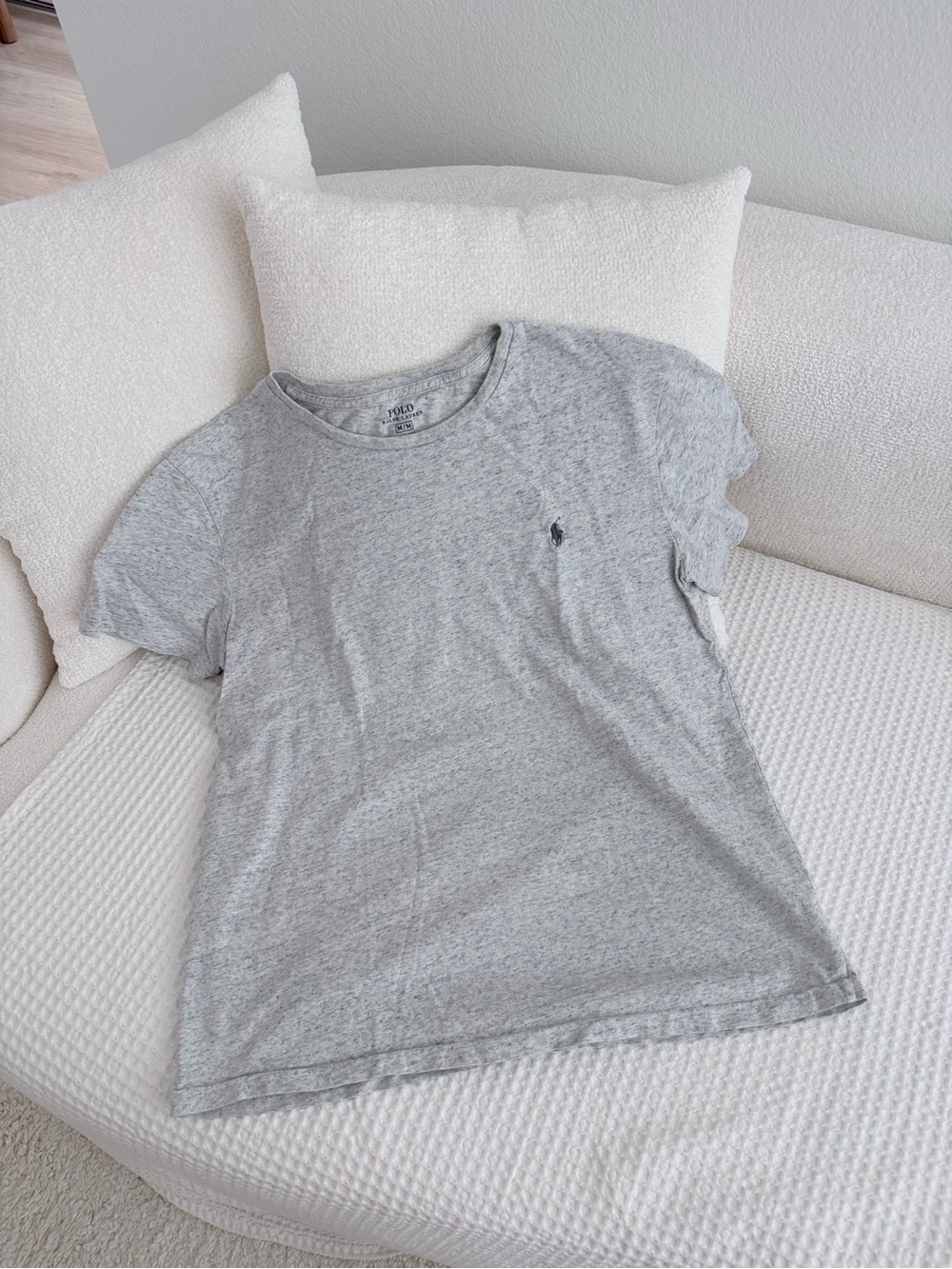 Polo by Ralph Lauren Men’s Heather Gray Crew Neck T-Shirt